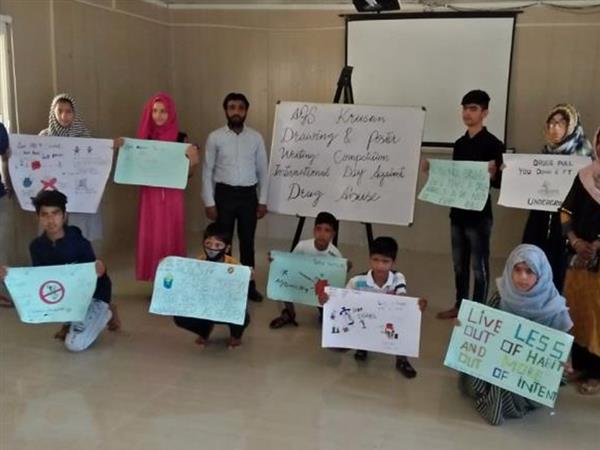 Painting competition on the occasion of International Day Drug abuse