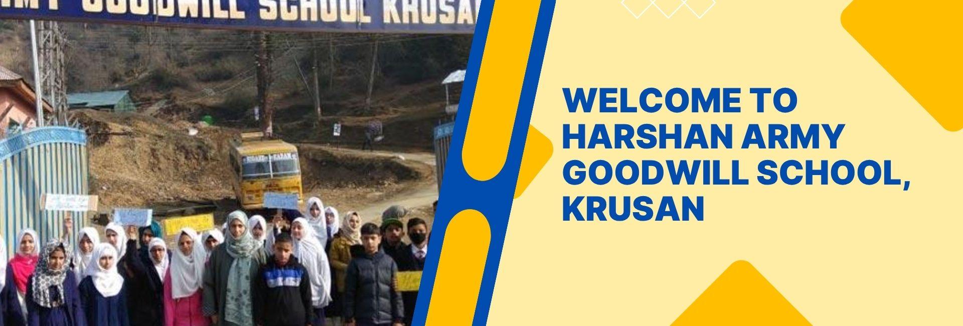Harshan Army Goodwill School, Krusan